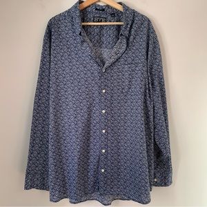 Rye Toby Summerweight Slub Poplin Shirt Button Down Men’s Size 3XL